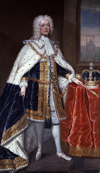 Charles Jervas Portrait of King George II Spain oil painting art